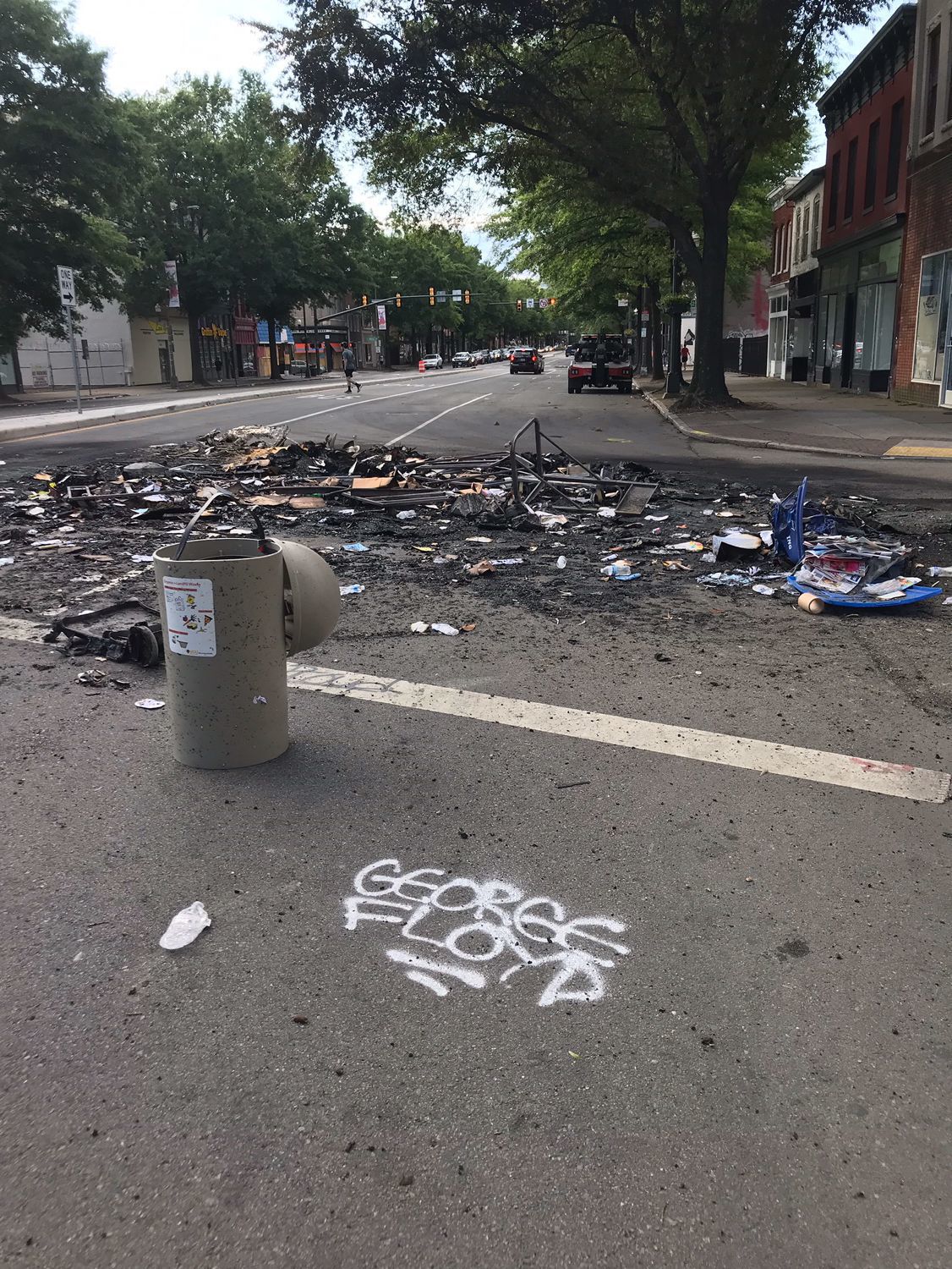 Sunday after protests
